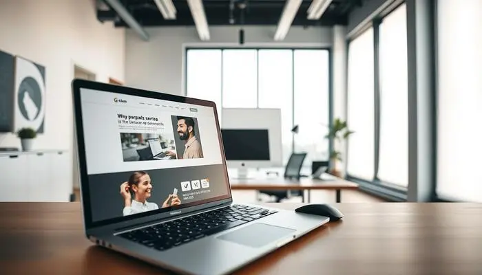 professionele website laten maken - laptop foto