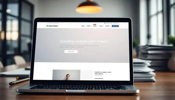 website-1 goedkoop website laten maken laptop